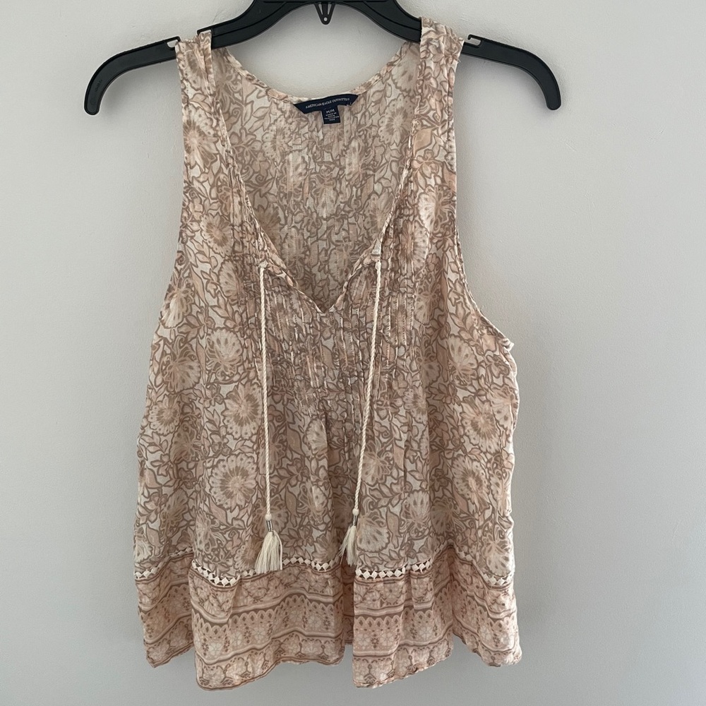 American Eagle Boho Swing Tank